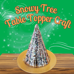 Snowy Tree Table Top